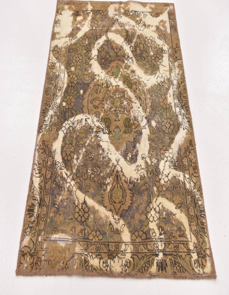 Detail image of  3' x 4' 2  Hand Knotted Ultra Vintage Persian Wool Rug