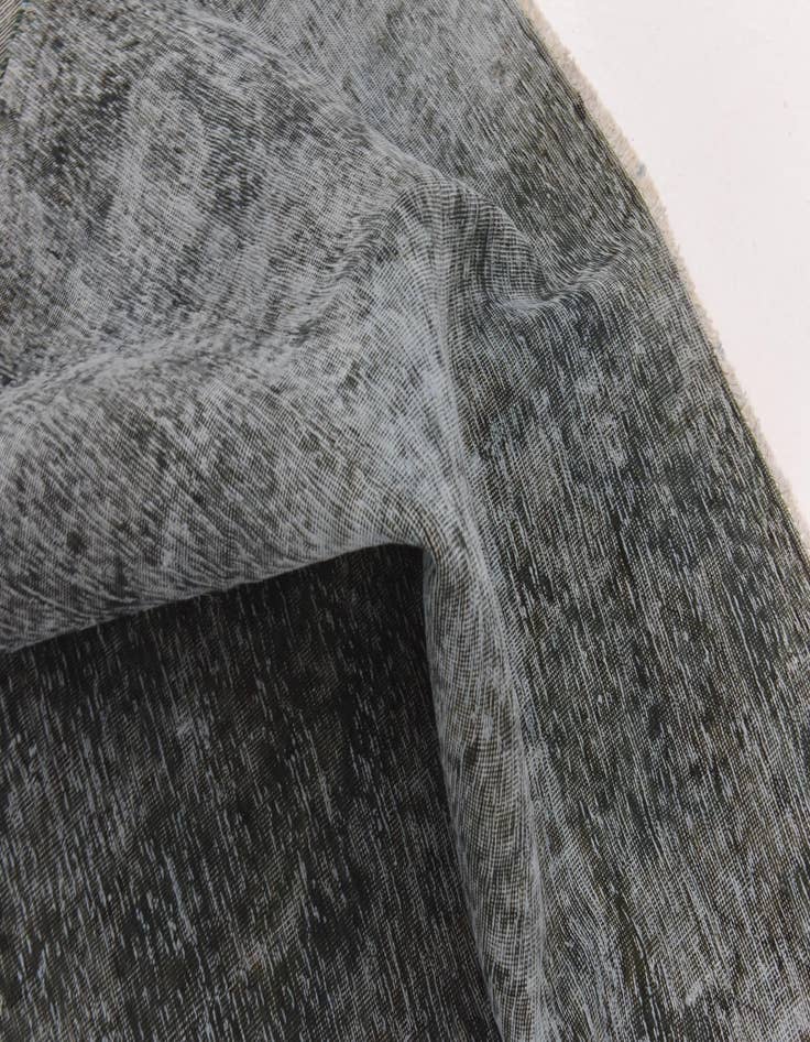 Detail image of  6' 7 x 10' 2  Hand Knotted Ultra Vintage Persian Wool Rug