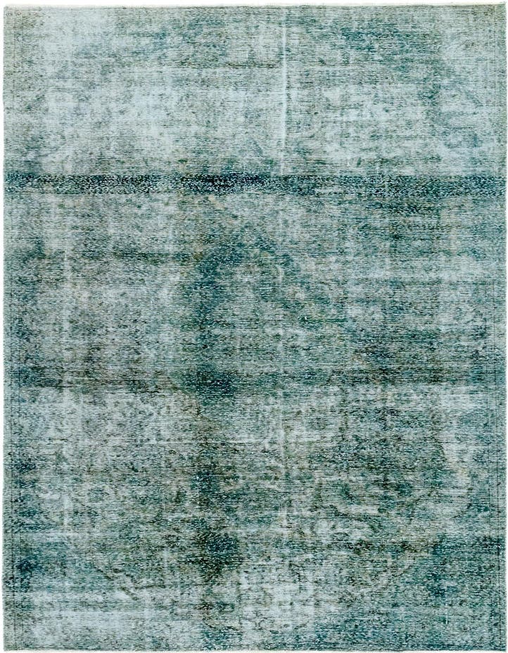  6' 7 x 10' 2  Hand Knotted Ultra Vintage Persian W...