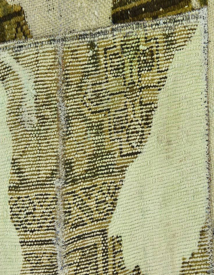 Detail image of  6' x 8' 9  Hand Knotted Ultra Vintage Persian Wool Rug