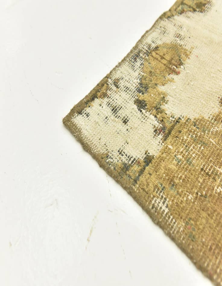 Detail image of  4' 3 x 6' 10  Hand Knotted Ultra Vintage Persian Wool Rug