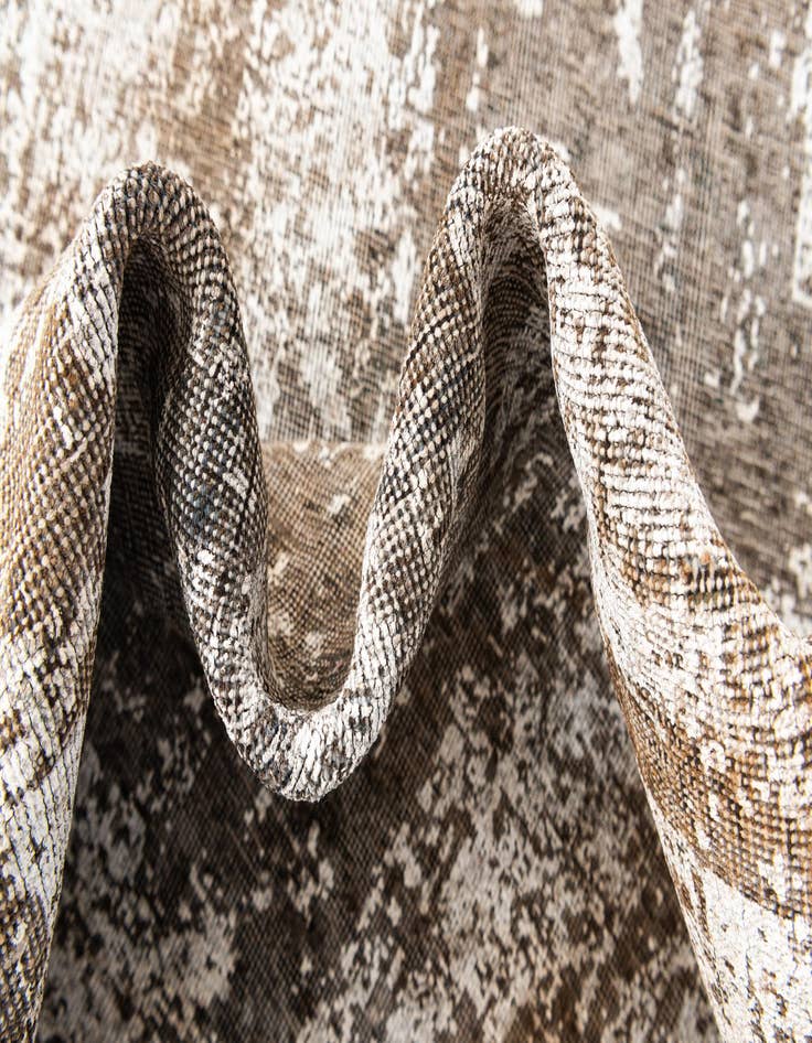 Detail image of  8' 6 x 12'  Hand Knotted Ultra Vintage Persian Wool Rug