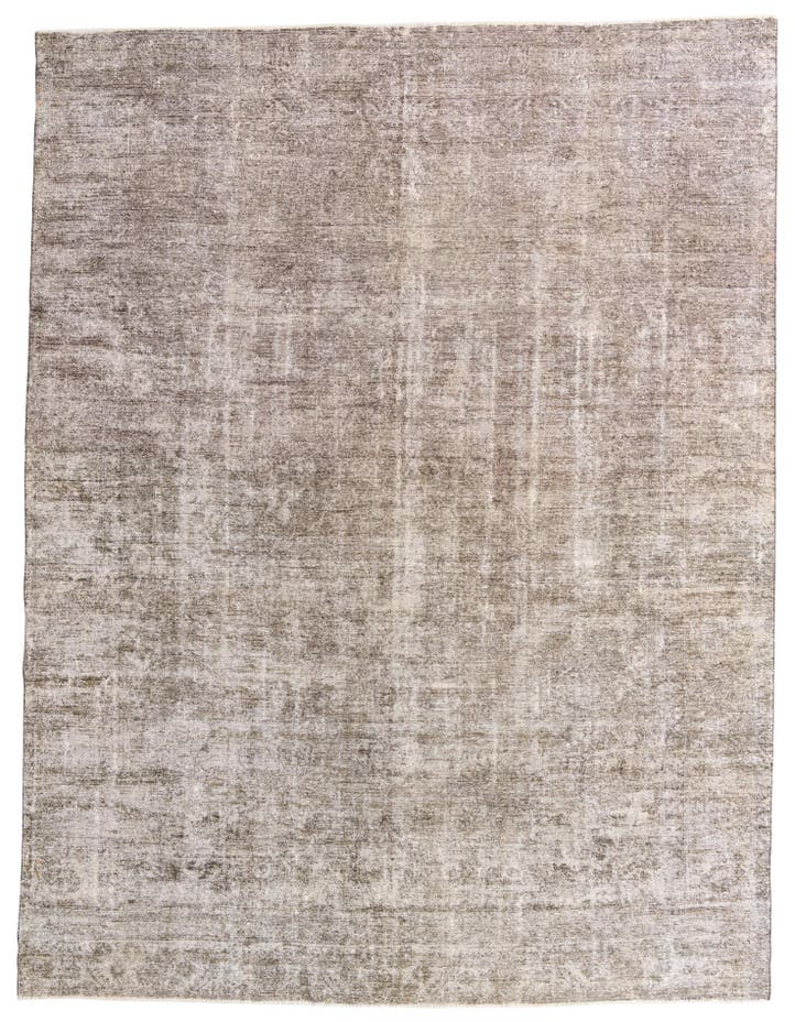  9' 2 x 12' 6  Hand Knotted Ultra Vintage Persian W...