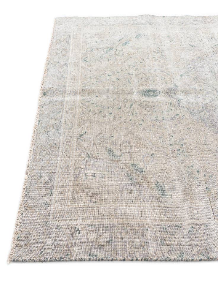 Detail image of  5' 9 x 8' 8  Hand Knotted Ultra Vintage Persian Wool Rug