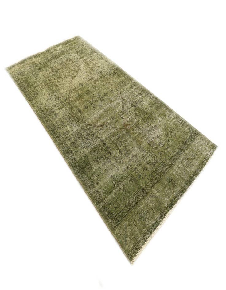 Detail image of  5' 2 x 9' 10  Hand Knotted Ultra Vintage Persian Wool Rug