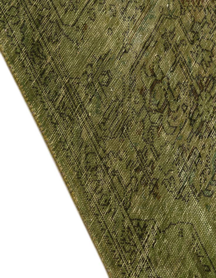 Detail image of  5' 2 x 9' 10  Hand Knotted Ultra Vintage Persian Wool Rug