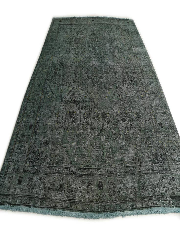 Detail image of  8' x 11' 7  Hand Knotted Ultra Vintage Persian Wool Rug