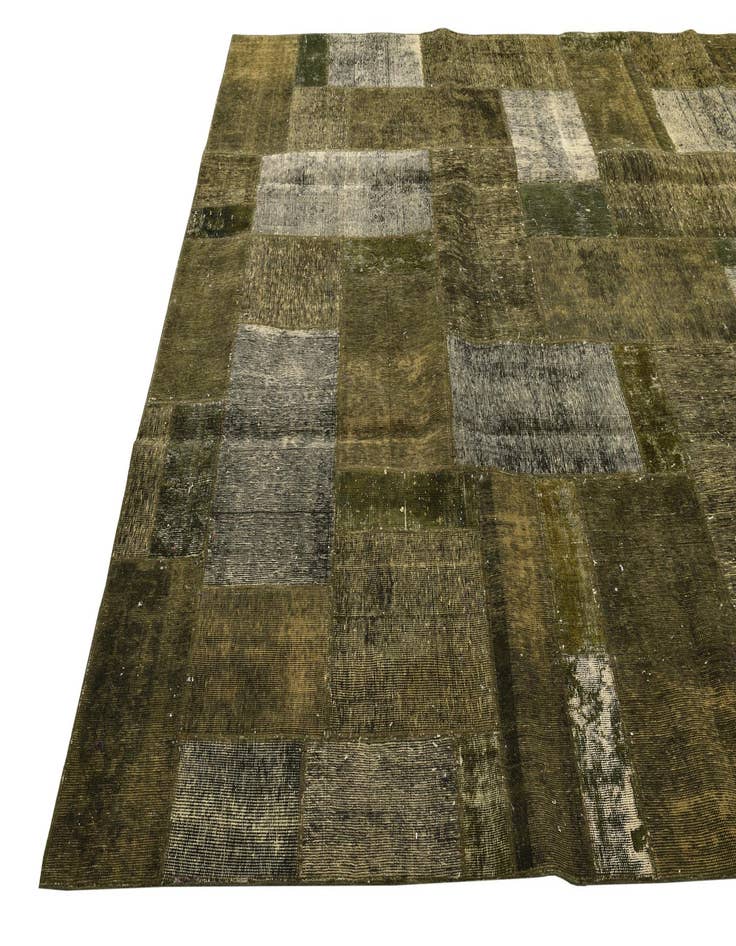 Detail image of  8' x 10' 1  Hand Knotted Ultra Vintage Persian Wool Rug