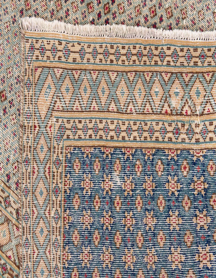 Detail image of  7' 8 x 10' 4  Hand Knotted Ultra Vintage Persian Wool Rug