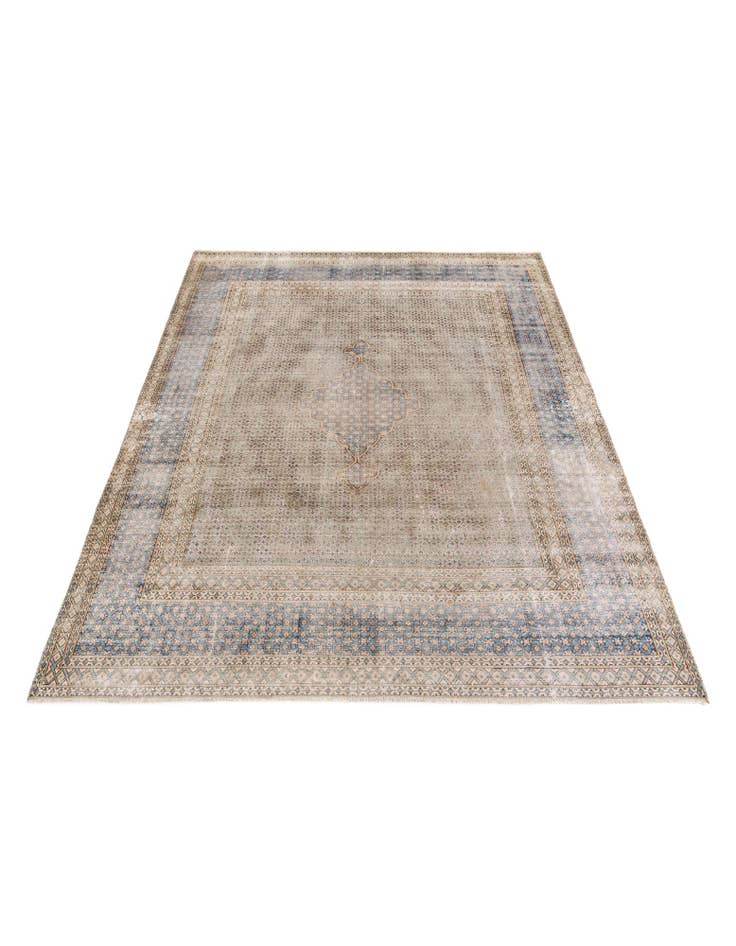 Detail image of  7' 8 x 10' 4  Hand Knotted Ultra Vintage Persian Wool Rug