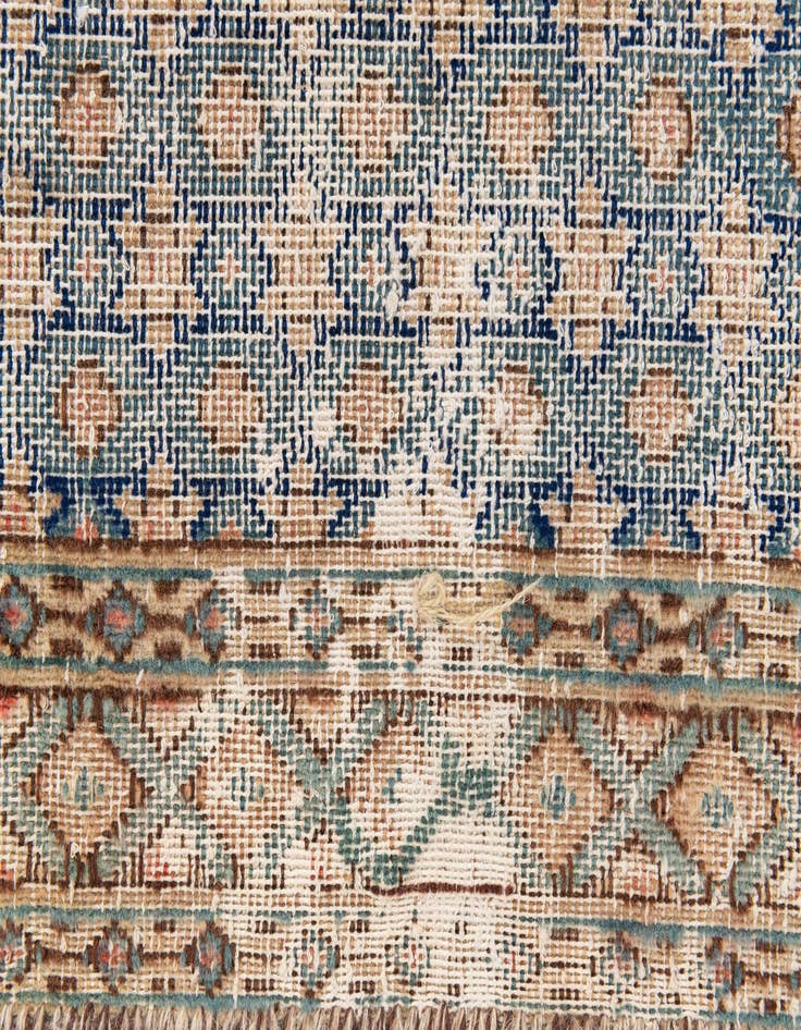 Detail image of  7' 8 x 10' 4  Hand Knotted Ultra Vintage Persian Wool Rug