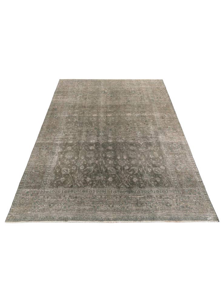 Detail image of  9' 1 x 13'  Hand Knotted Ultra Vintage Persian Wool Rug