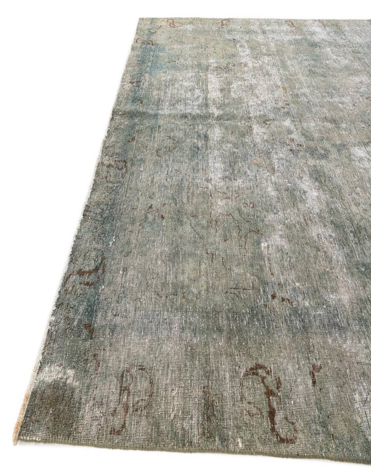 Detail image of  7' 3 x 10' 5  Hand Knotted Ultra Vintage Persian Wool Rug