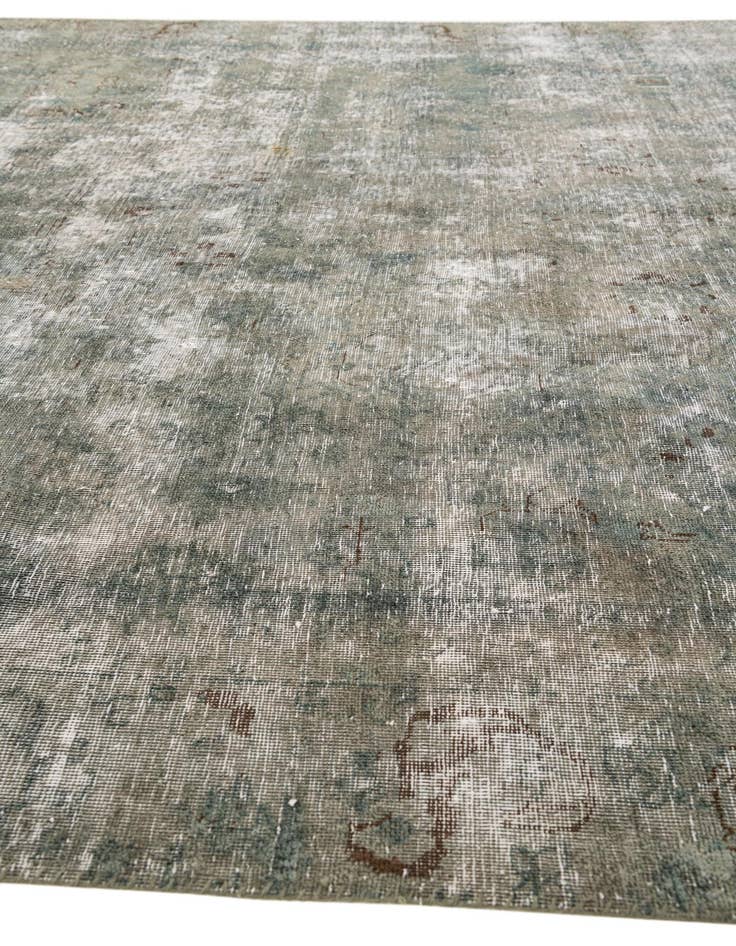 Detail image of  7' 3 x 10' 5  Hand Knotted Ultra Vintage Persian Wool Rug