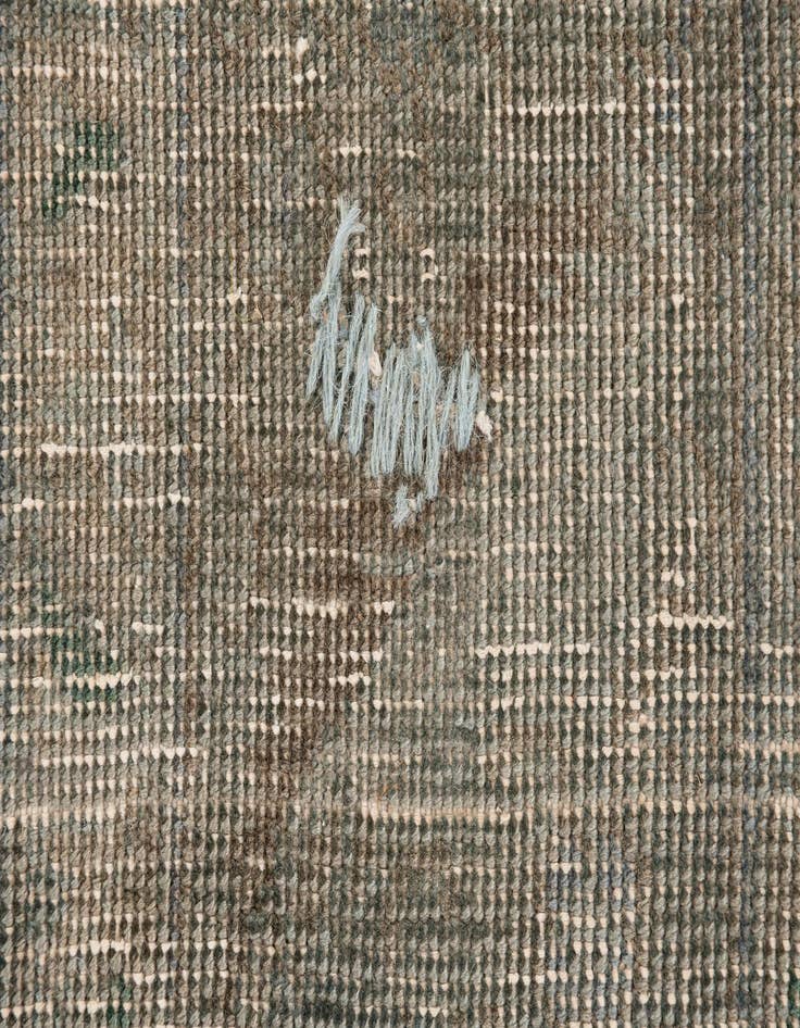 Detail image of  6' 1 x 9' 1  Hand Knotted Ultra Vintage Persian Wool Rug