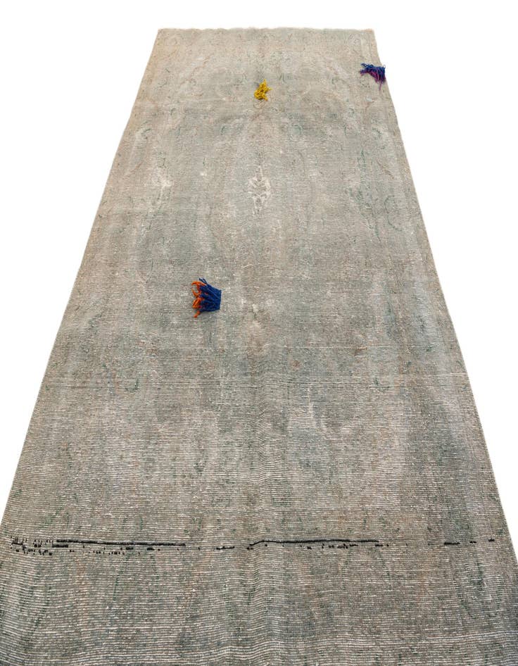 Detail image of  6' 1 x 9' 1  Hand Knotted Ultra Vintage Persian Wool Rug