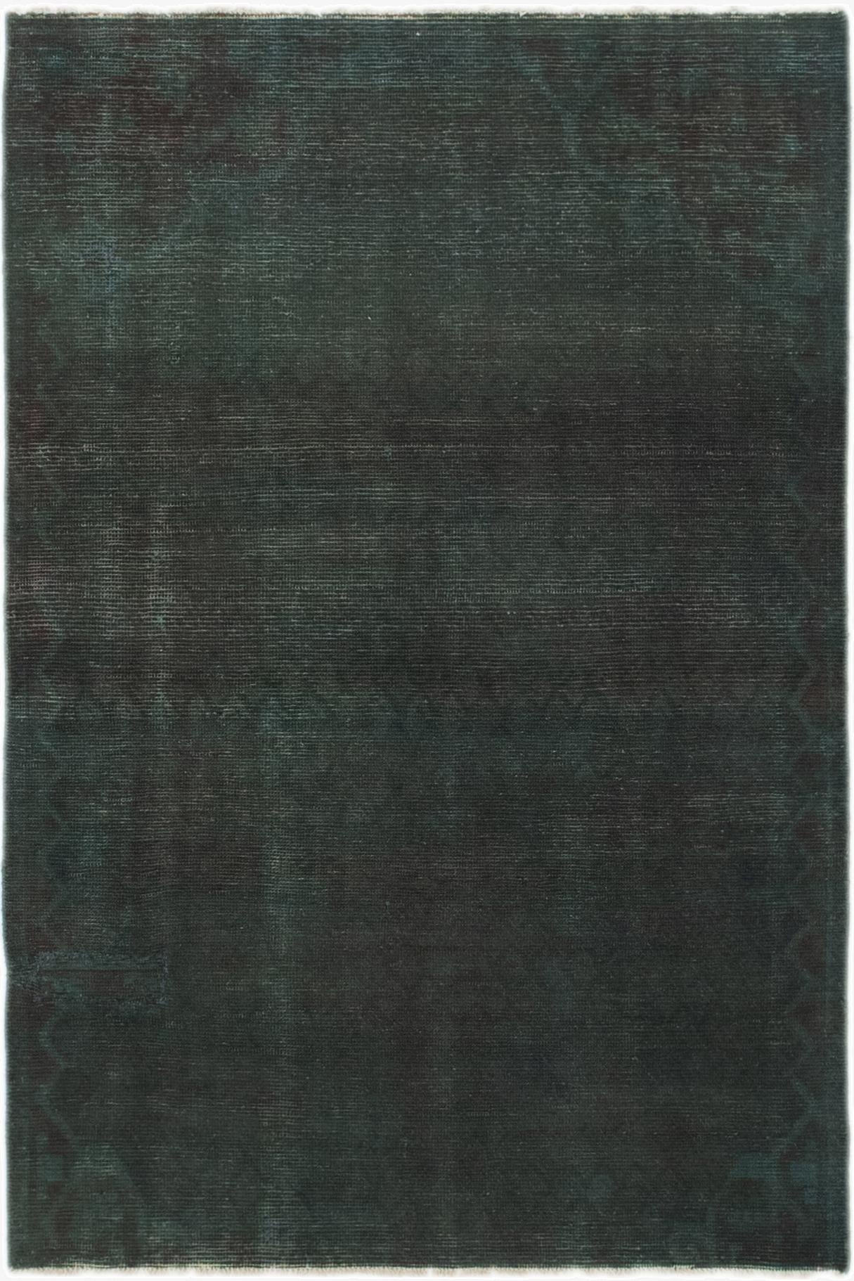  3' 7 x 5' 4  Hand Knotted Ultra Vintage Persian Wool Rug