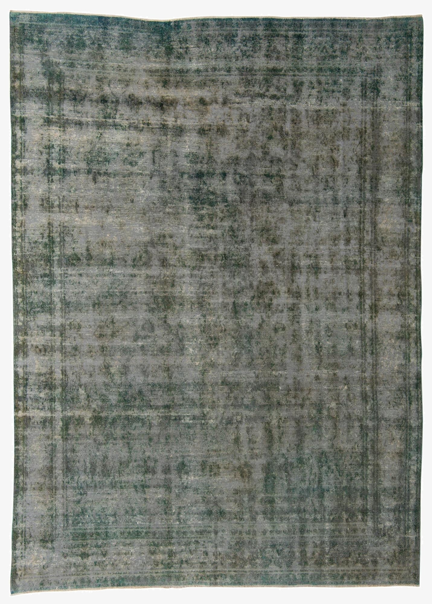  9' 6 x 13' 4  Hand Knotted Ultra Vintage Persian Wool Rug