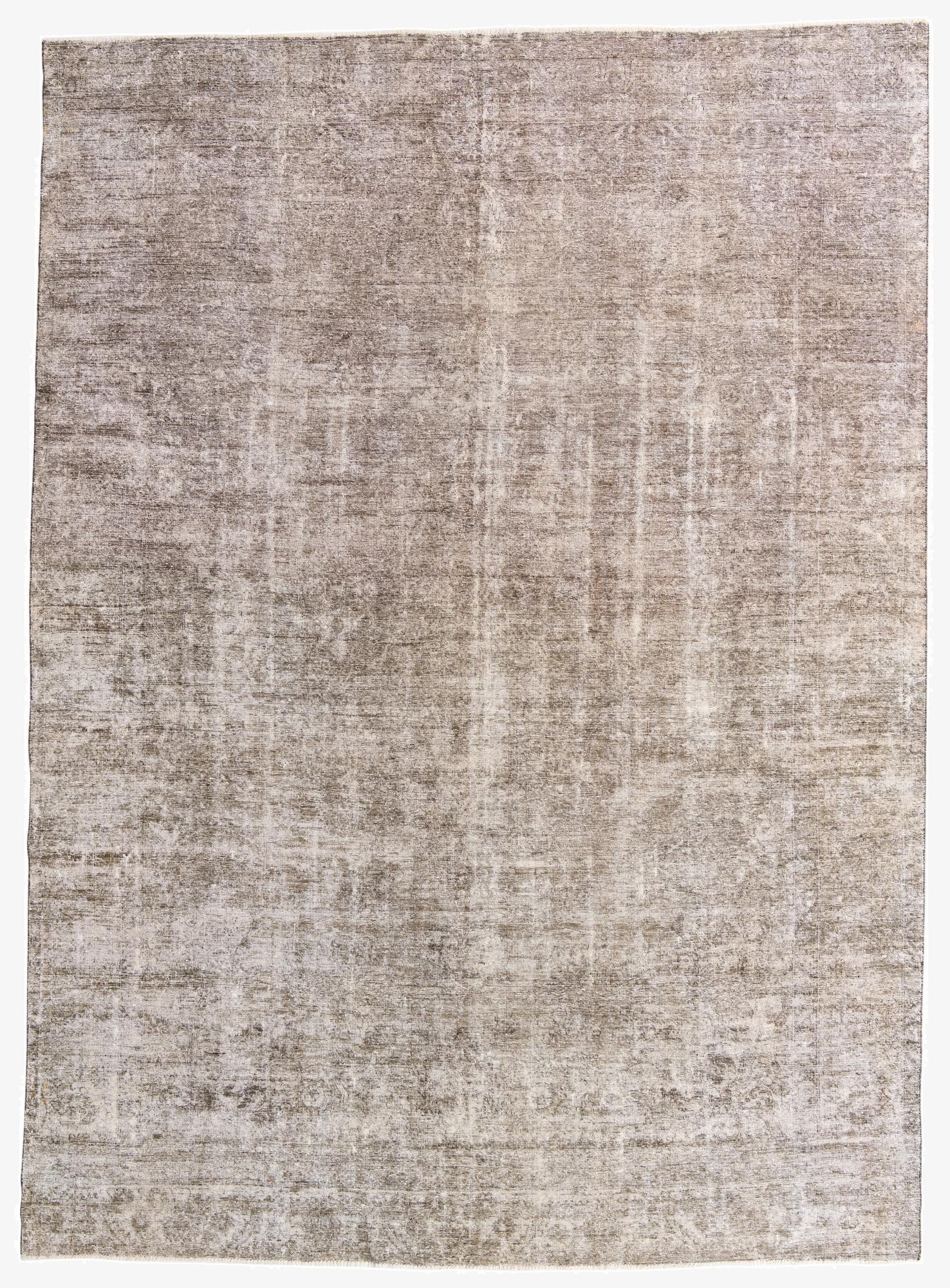  9' 2 x 12' 6  Hand Knotted Ultra Vintage Persian Wool Rug