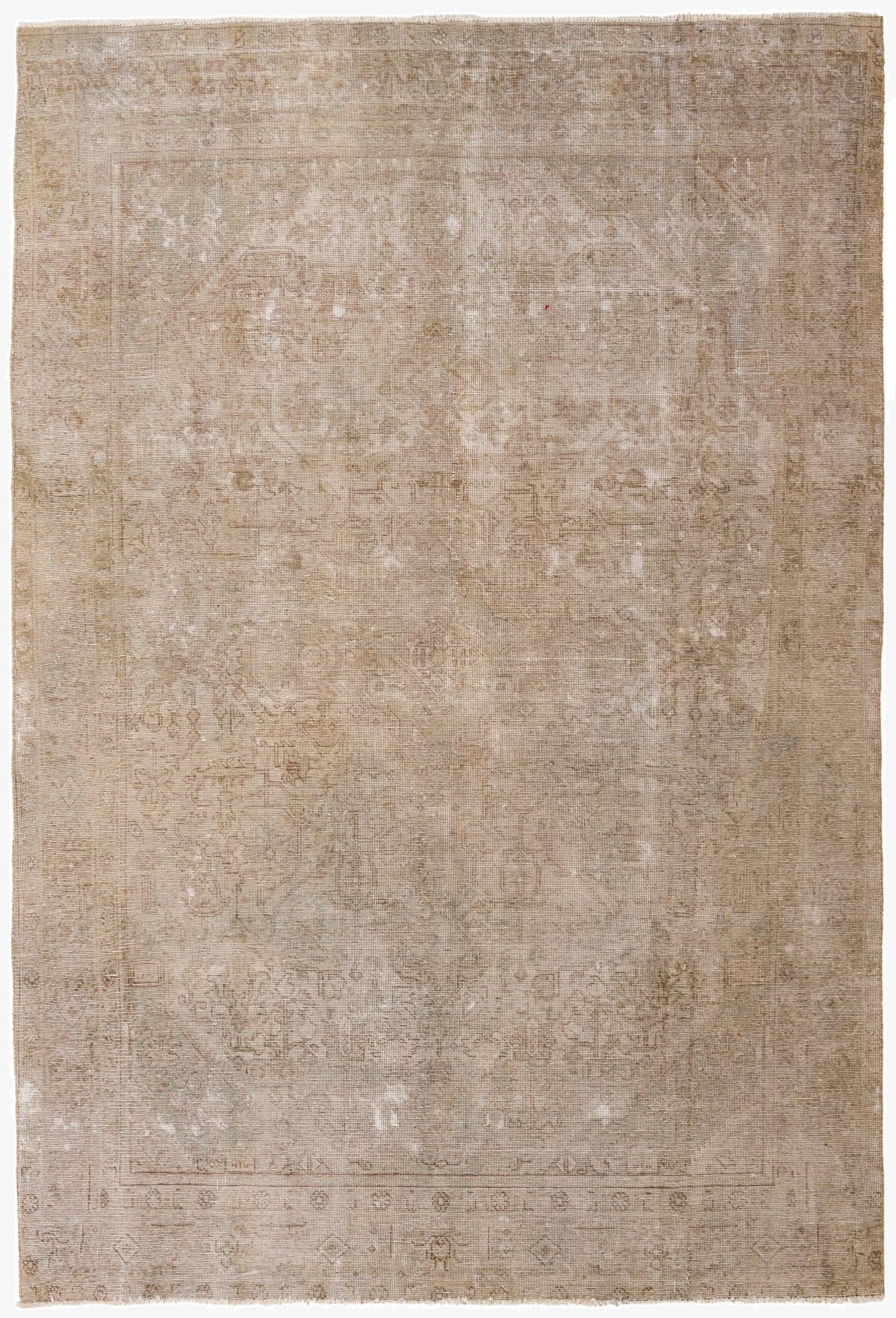  7' 5 x 11'  Hand Knotted Ultra Vintage Persian Wool Rug