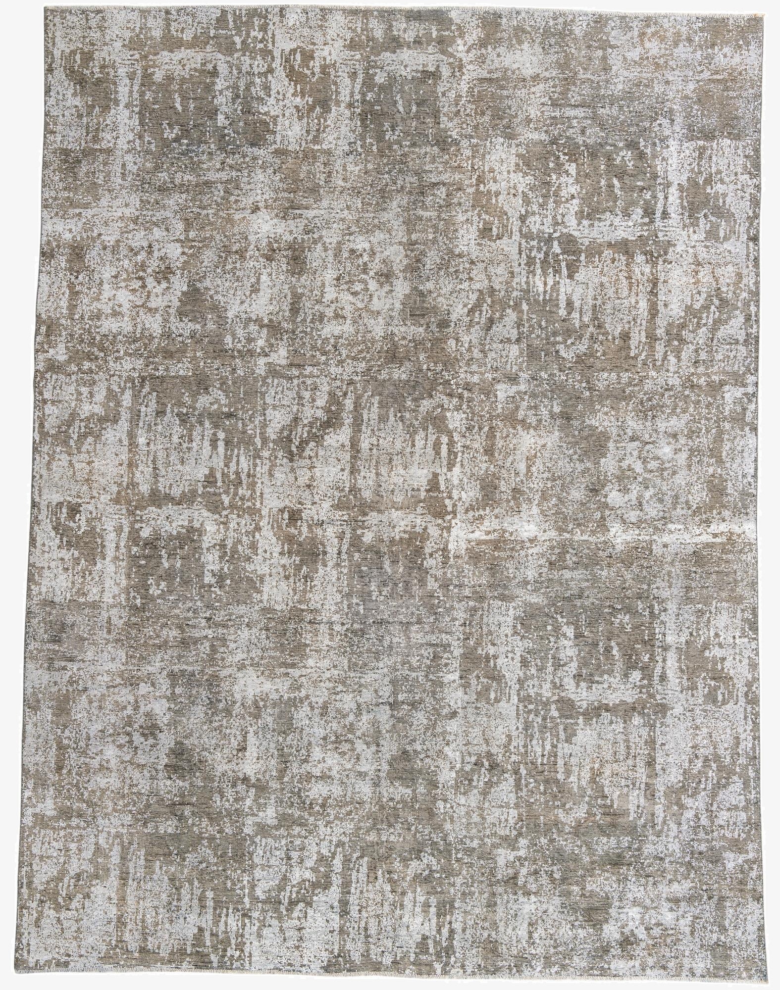  9' 4 x 12' 7  Hand Knotted Ultra Vintage Persian Wool Rug