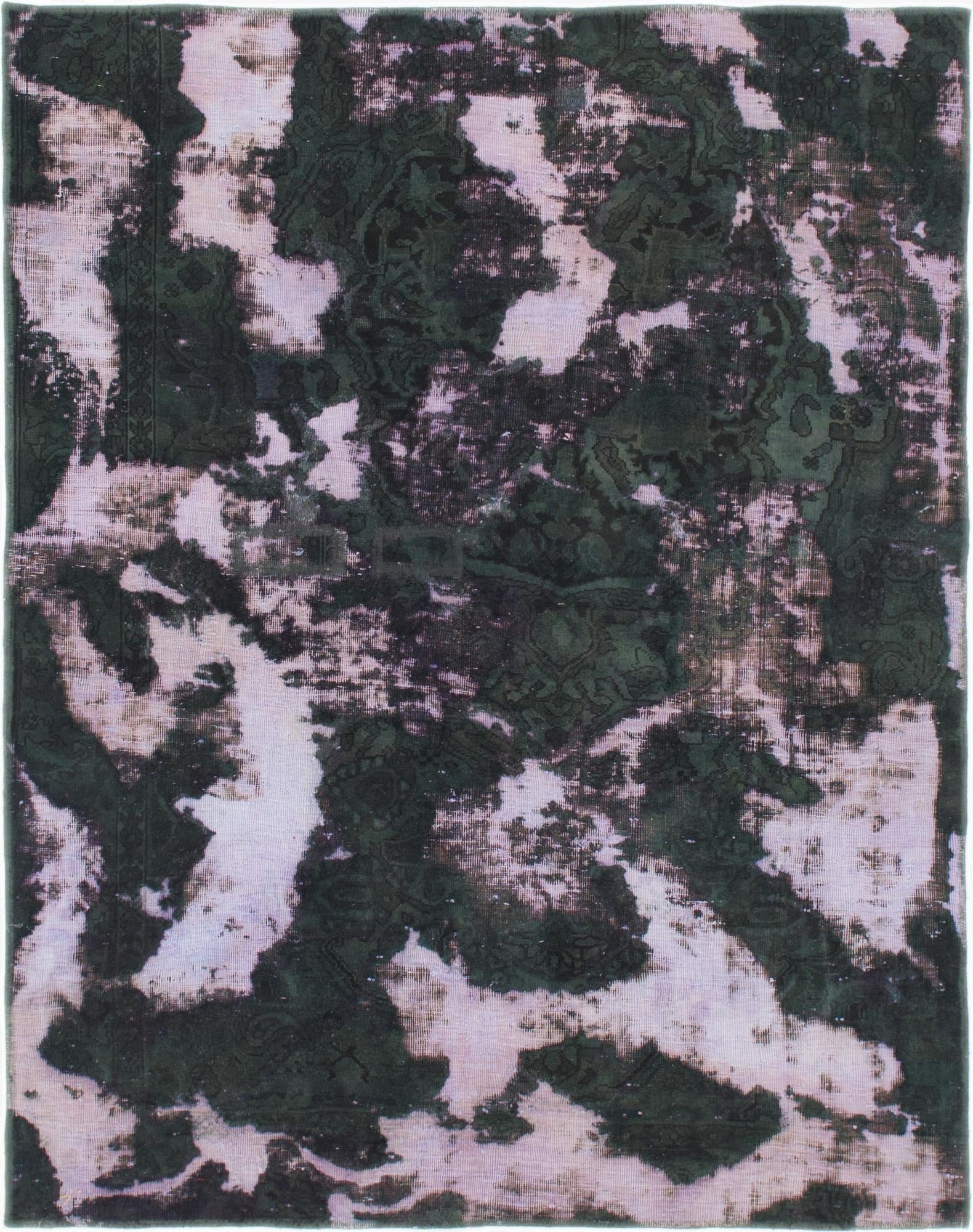  5' 3 x 6' 7  Hand Knotted Ultra Vintage Persian Wool Rug