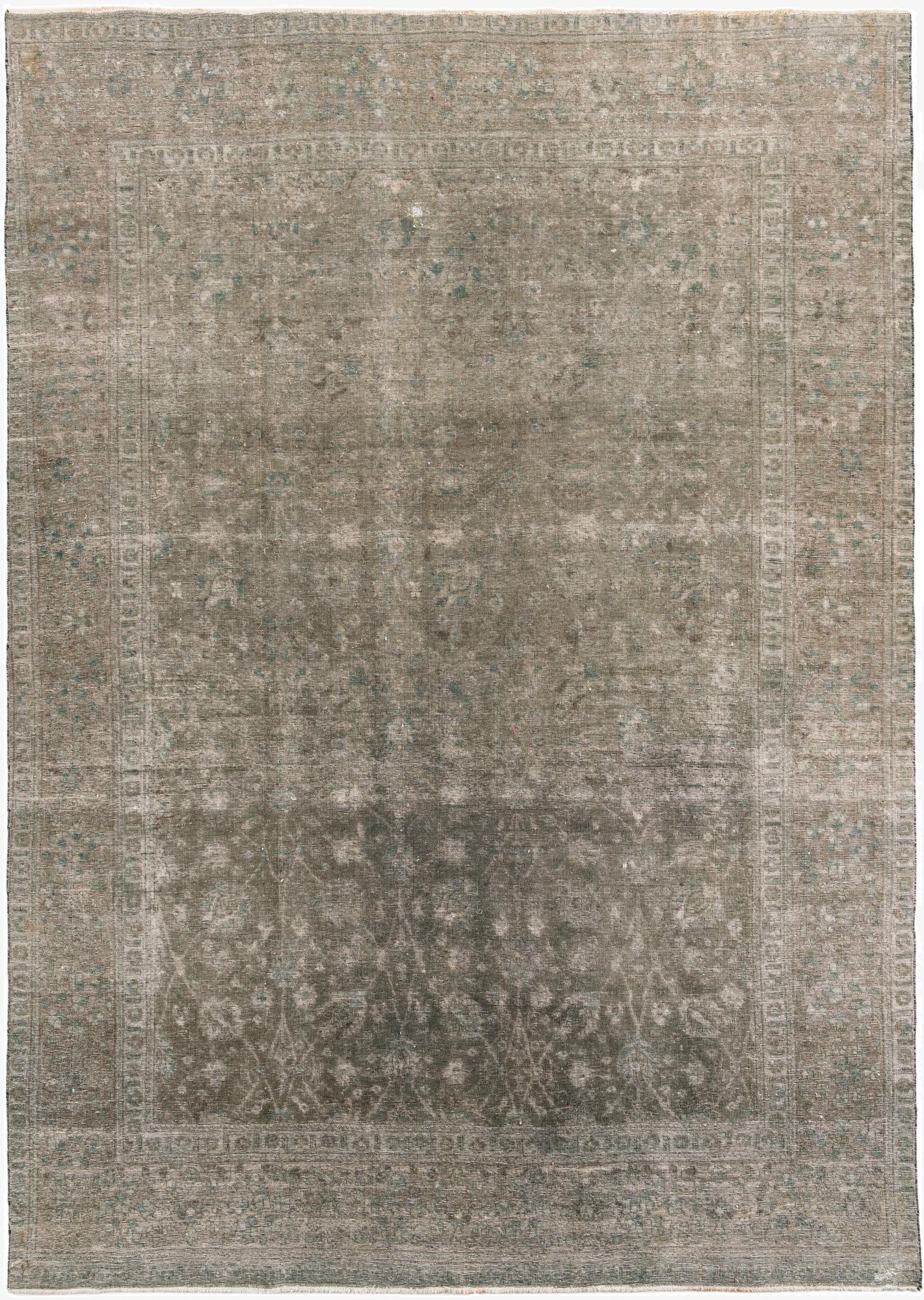  9' 1 x 13'  Hand Knotted Ultra Vintage Persian Wool Rug