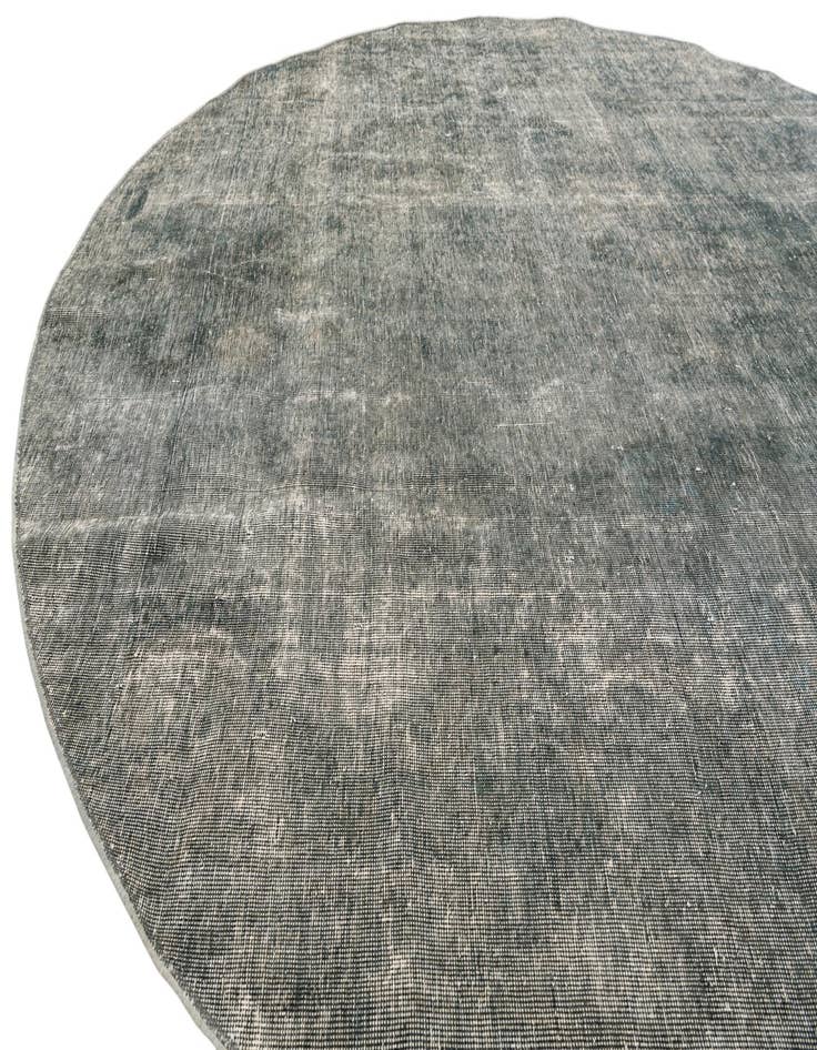 Detail image of  8' 2 x 8' 3  Hand Knotted Ultra Vintage Persian Wool Round Rug