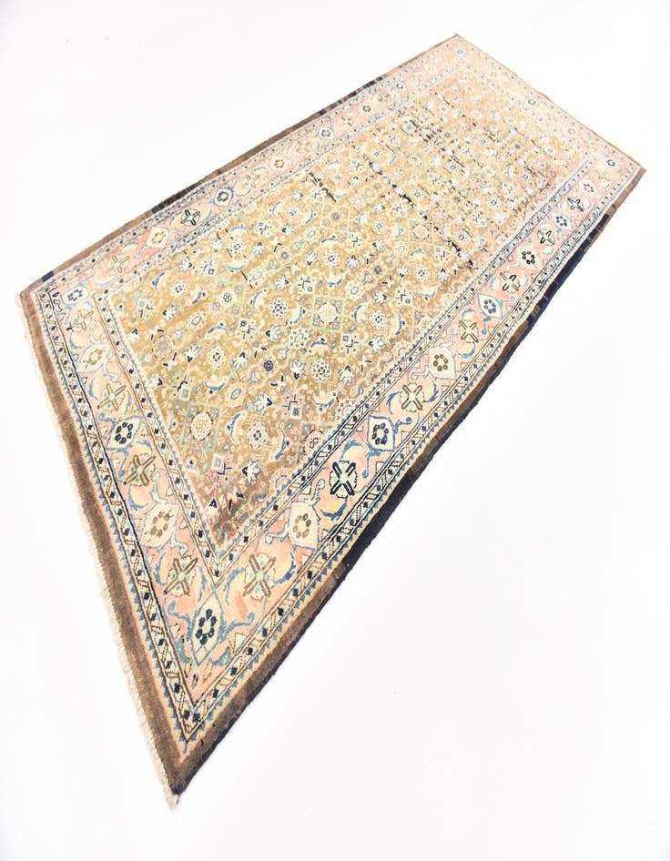 Detail image of  5' x 10' 4  Hand Knotted Farahan Persian Wool Runner Rug