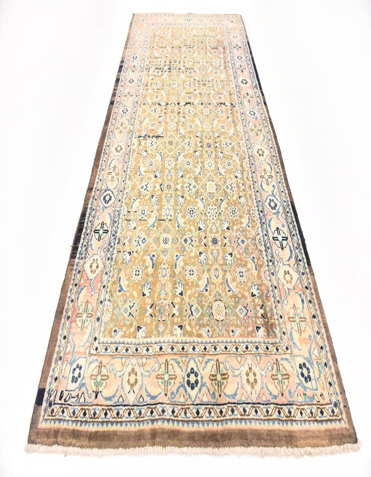 Detail image of  5' x 10' 4  Hand Knotted Farahan Persian Wool Runner Rug