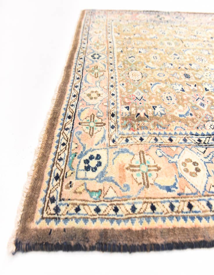 Detail image of  5' x 10' 4  Hand Knotted Farahan Persian Wool Runner Rug