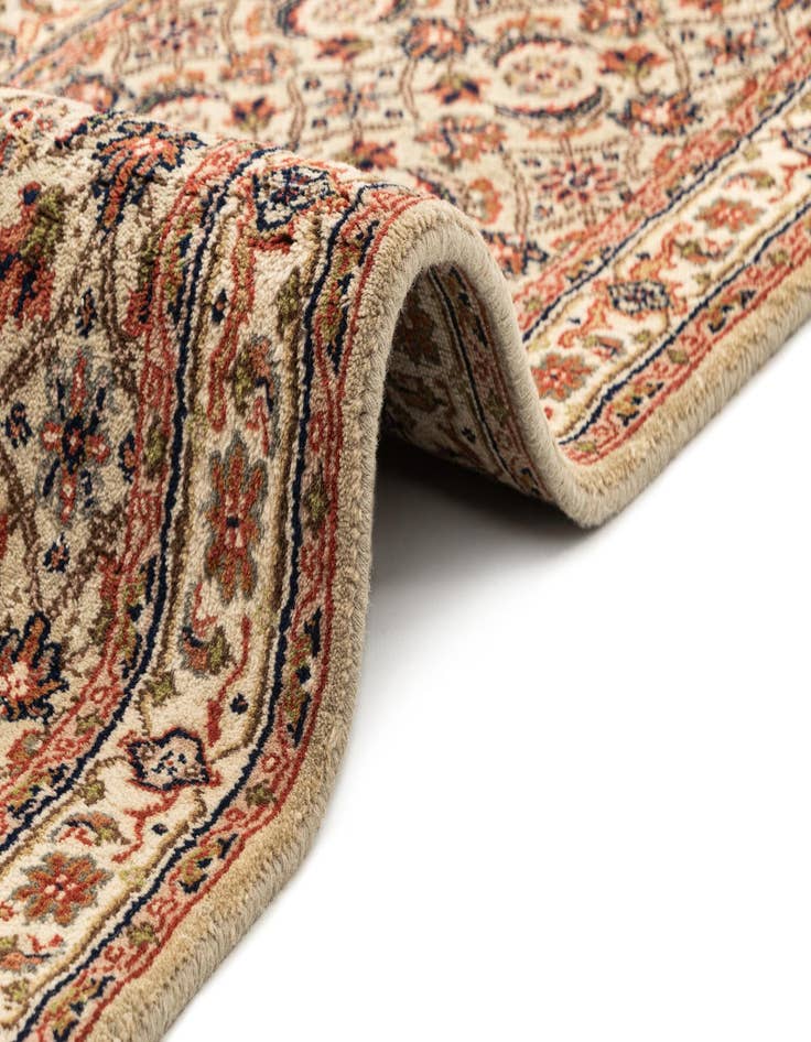 Detail image of  2' 6 x 9' 7  Hand Knotted Isfahan Wool Runner Rug