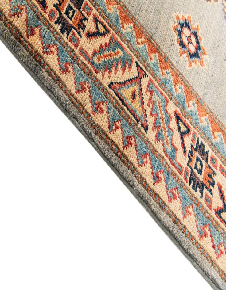 Detail image of  2' 7 x 9' 6  Hand Knotted Kazak Runner Rug