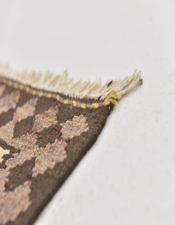 Detail image of  3' 7 x 10' 6  Hand Woven Kilim Fars Wool Runner Rug