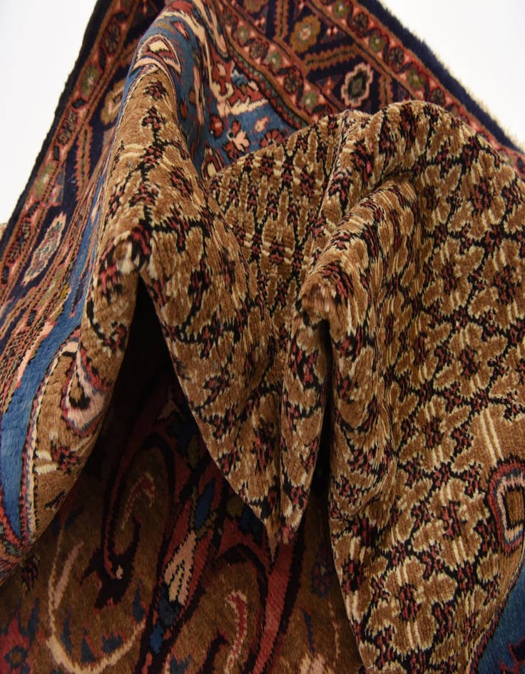 Detail image of  5' 2 x 11' 6  Hand Knotted Koliaei Persian Wool Runner Rug