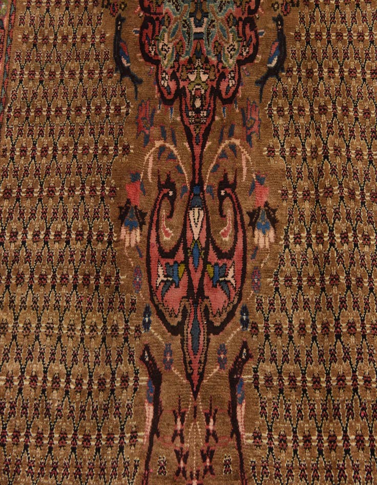 Detail image of  5' 2 x 11' 6  Hand Knotted Koliaei Persian Wool Runner Rug