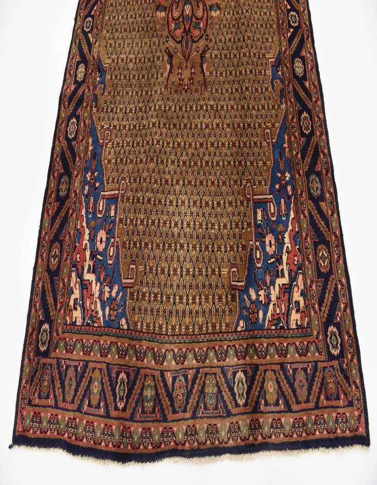 Detail image of  5' 2 x 11' 6  Hand Knotted Koliaei Persian Wool Runner Rug