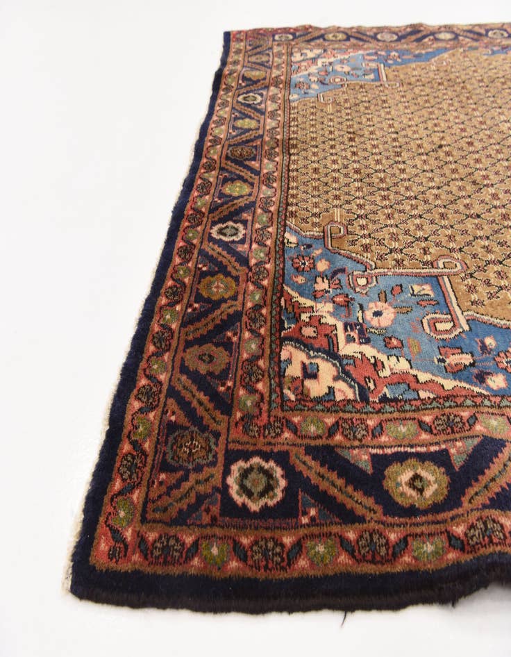 Detail image of  5' 2 x 11' 6  Hand Knotted Koliaei Persian Wool Runner Rug