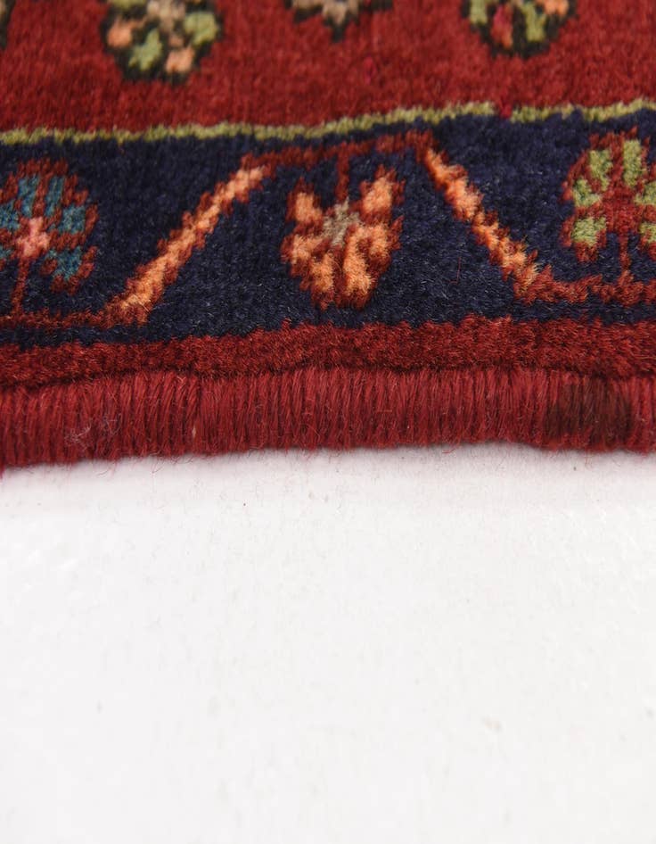 Detail image of  4' 9 x 9' 10  Hand Knotted Koliaei Persian Wool Runner Rug