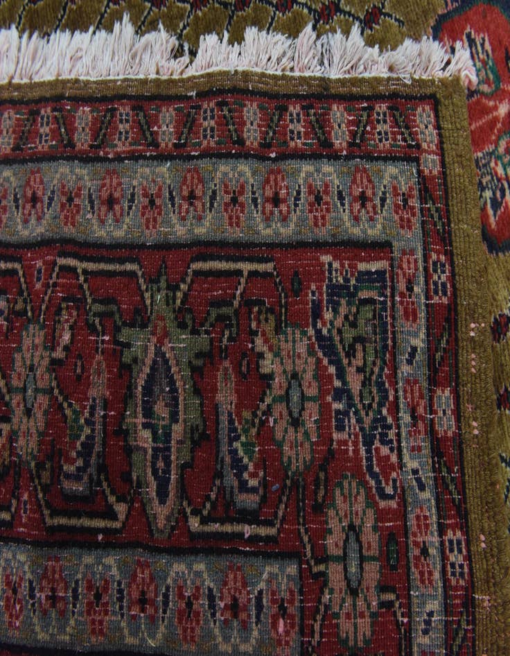 Detail image of  5' x 11'  Hand Knotted Koliaei Persian Wool Runner Rug