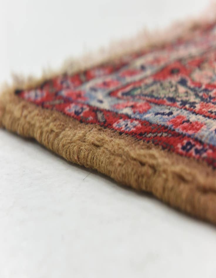 Detail image of  5' x 11'  Hand Knotted Koliaei Persian Wool Runner Rug