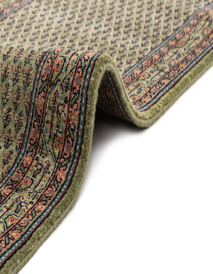 Detail image of  2' 8 x 9' 3  Hand Knotted Mir Wool Runner Rug