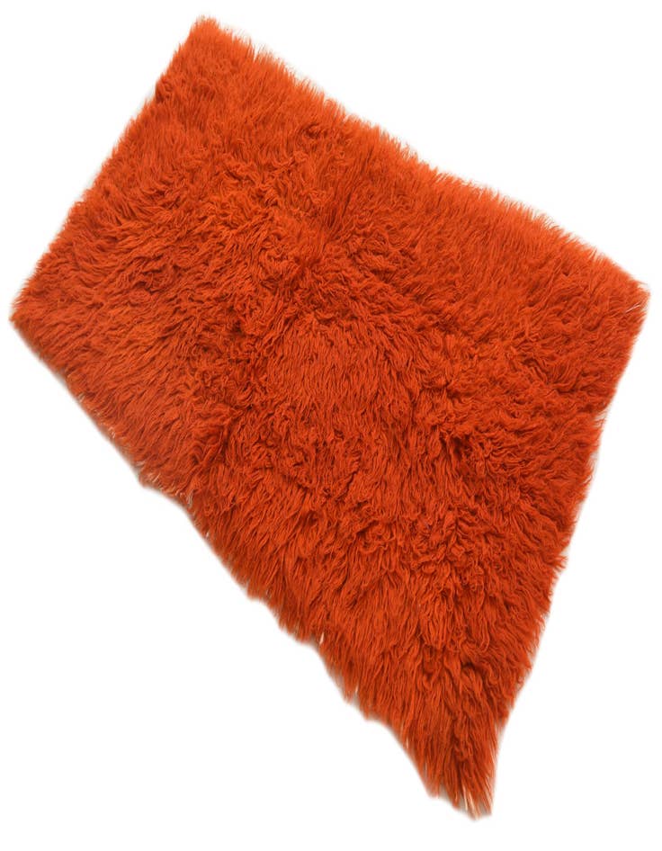 Detail image of  2' 3 x 4' 4  Hand Knotted Moroccan Wool Runner Rug