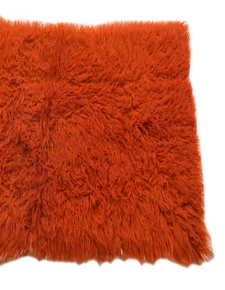 Detail image of  2' 3 x 4' 4  Hand Knotted Moroccan Wool Runner Rug