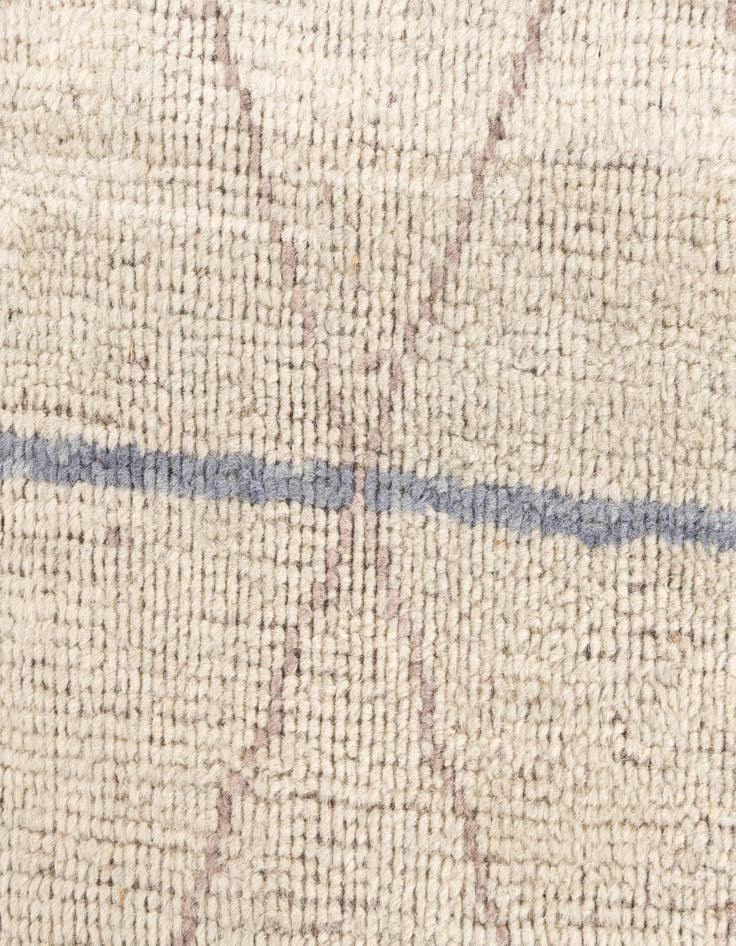 Detail image of  3' x 7' 3  Hand Knotted Moroccan Wool Runner Rug