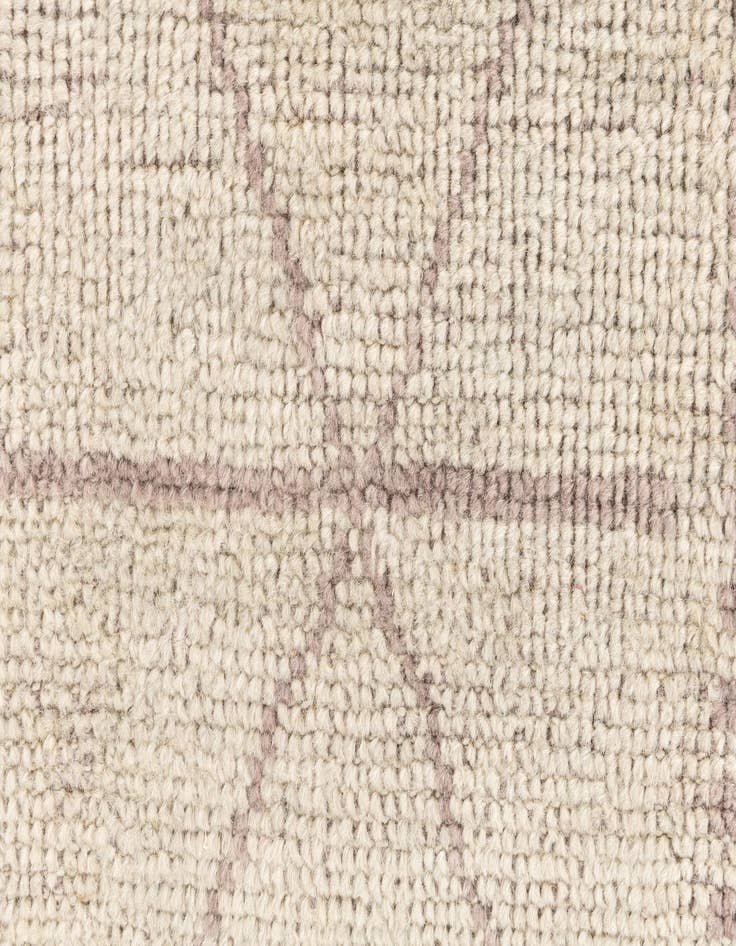 Detail image of  3' x 7' 3  Hand Knotted Moroccan Wool Runner Rug