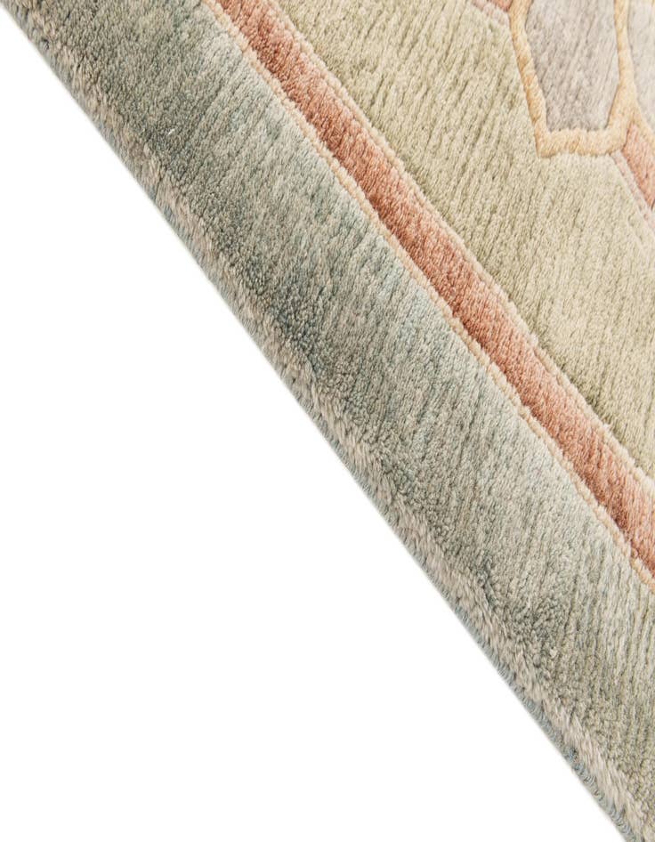 Detail image of  3' x 9' 10  Hand Knotted Nepal Wool Runner Rug