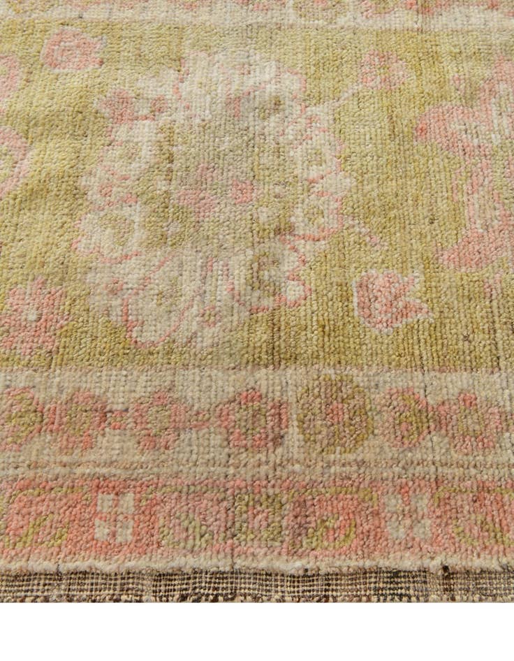 Detail image of  2' 9 x 10' 3  Hand Knotted Oushak Wool Runner Rug