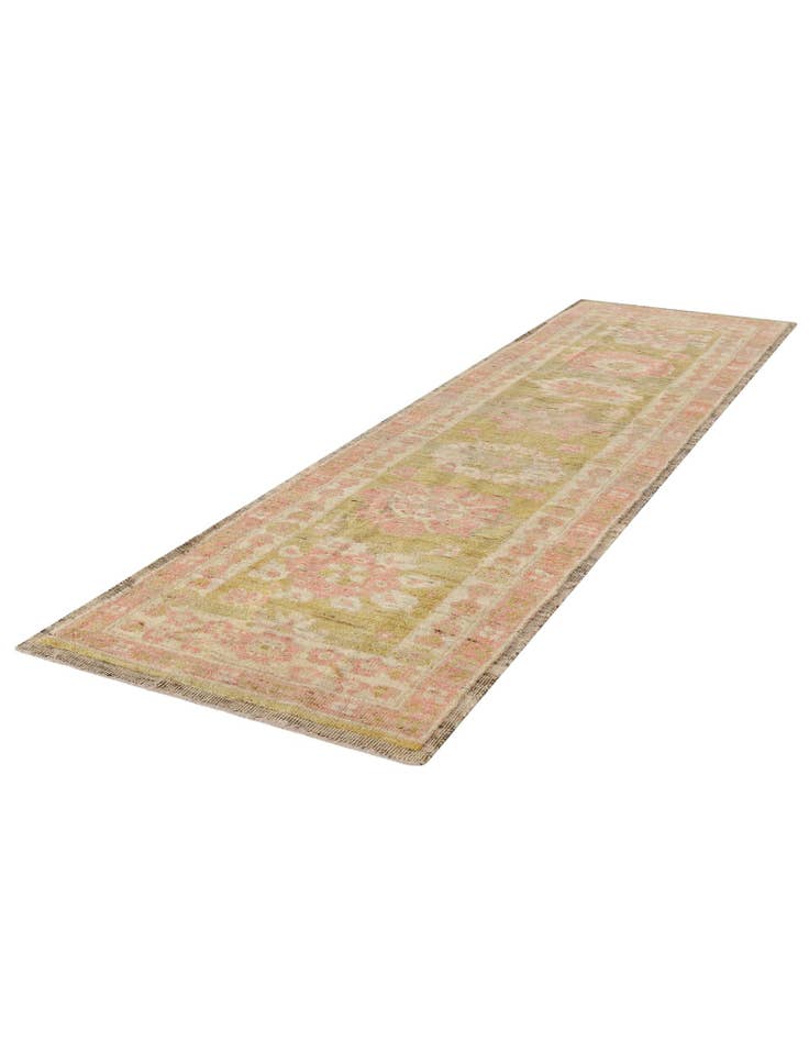 Detail image of  2' 9 x 10' 3  Hand Knotted Oushak Wool Runner Rug