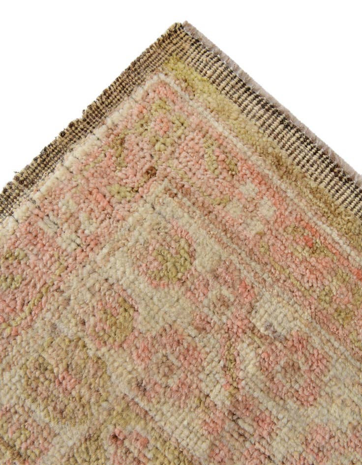 Detail image of  2' 9 x 10' 3  Hand Knotted Oushak Wool Runner Rug